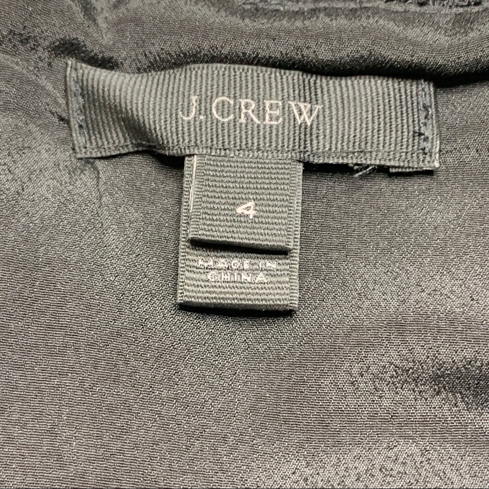J. Crew Black Ruffle & Lace Top - Picture 6 of 8